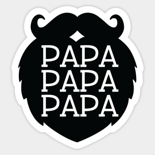 PAPA PAPA PAPA Sticker